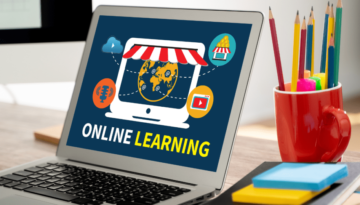 eLearning course on computer